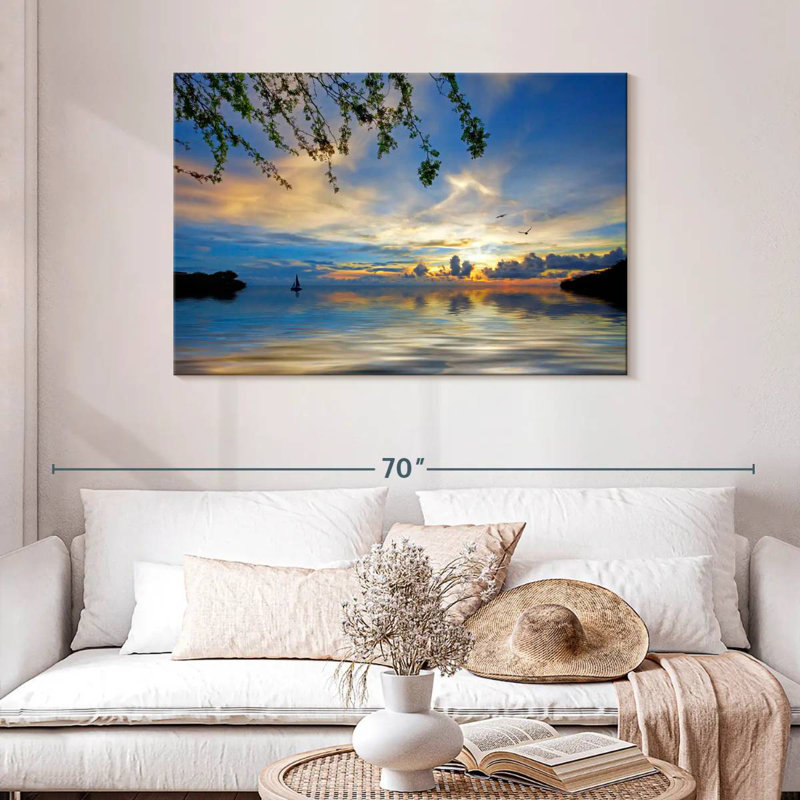 Gillard Sunrise In Curacao, H 30 po x l 45 po