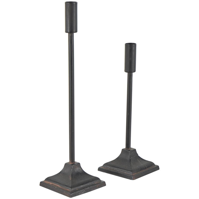 Laqueita 15.4'' H Iron Tabletop Candlestick