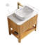 Meuble-lavabo moderne (doit inclure le meuble-lavabo et le lavabo) avec rangement