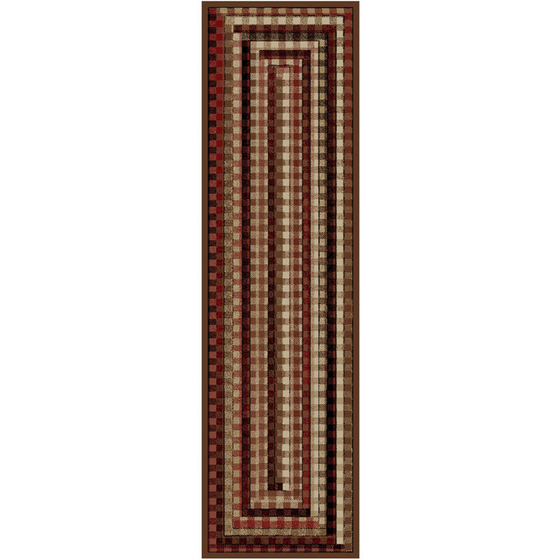 Tapis multicolore Jeidi, Tapis de couloir 2 pi 3 po x 7 pi 7 po