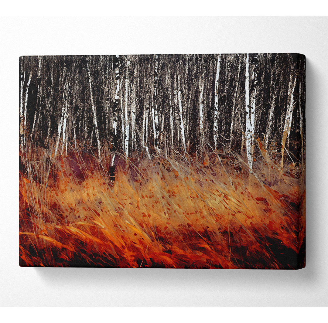 Kurz vor dem Wald - Kunstdrucke auf Leinwand - Wrapped Canvas