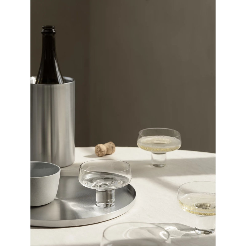 KOYOI Champagne Coupe With Pedestal Stem