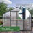 83.96"h Polycarbonate Greenhouse With Ventilation And Plant Growth Support 151.9"d Double Regulation-118113250