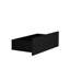 Buffet de cuisine moderne noir avec buffet réglable et porte