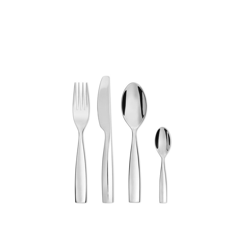 Alessi Dressed Stainless Steel (18/10) Flatware Set - Service for 6