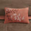 Édredon 7 pièces grand corail - Faux suède avec rembourrage comprenant 2 taies décoratives, 1 coussin décoratif carré, 1 coussin et jupe de lit, inclus