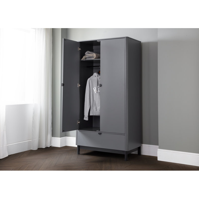 Janine 2 Door Solid Wood Wardrobe
