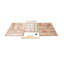 Étagère à montants, 8 tablettes, 4 crochets, sans finition (24 po)-121473710