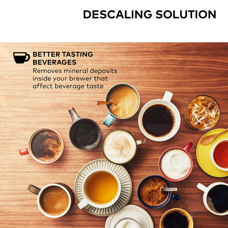 Solution de détartrage Keurig pour toutes les cafetières Keurig K-Cup