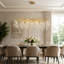 Modern 34" Chandeliers Gold K9 Crystal ,9-Light Tree Branches Crystal Chandelier For Living Room Entryway, Foyer, Bedrooms