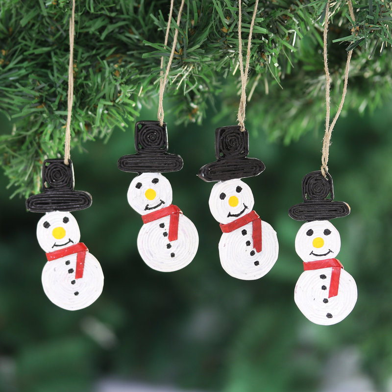 Décoration de Noël suspendue (ensemble de 4)