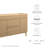 Base de meuble-lavabo simple 48 po Modway Render-670667281