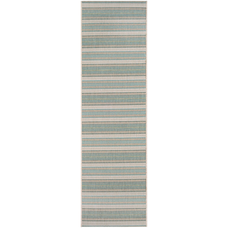Tapis intérieur / extérieur Broddrick, Tapis de couloir 2 pi 3 po x 11 pi 9 po