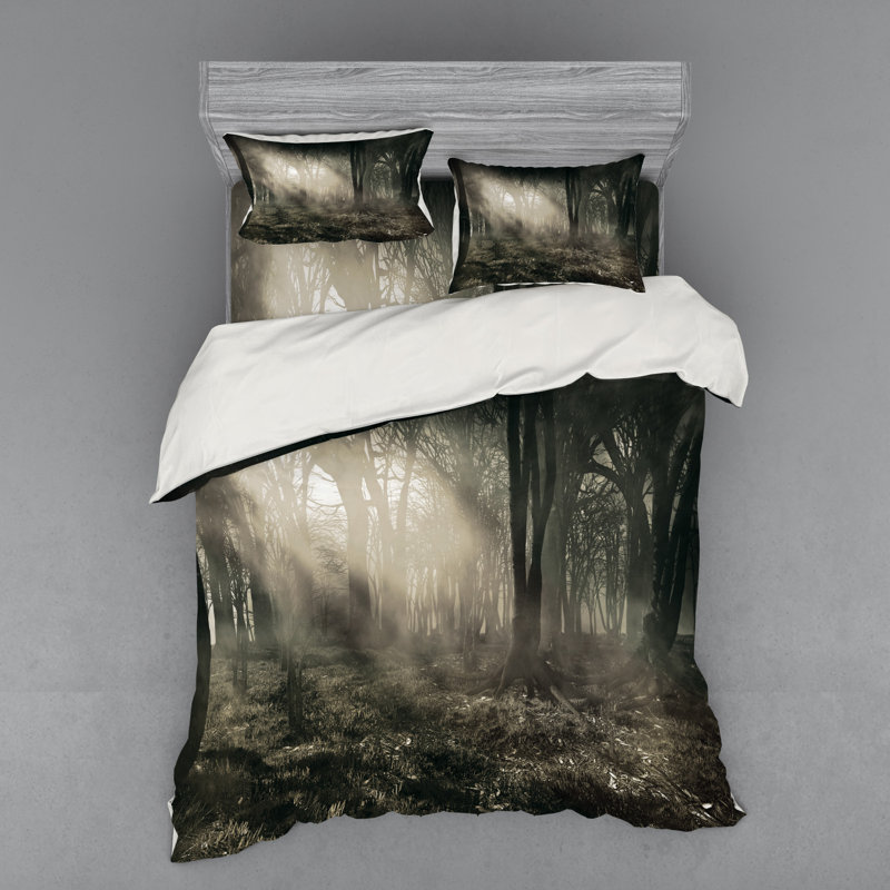 Rustic Polyester Duvet Cover, Queen Duvet Cover + 3 Additional Pieces