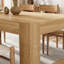 Table de salle à manger rectangulaire 78,7 po x l 39,4 po x H 29,5 po