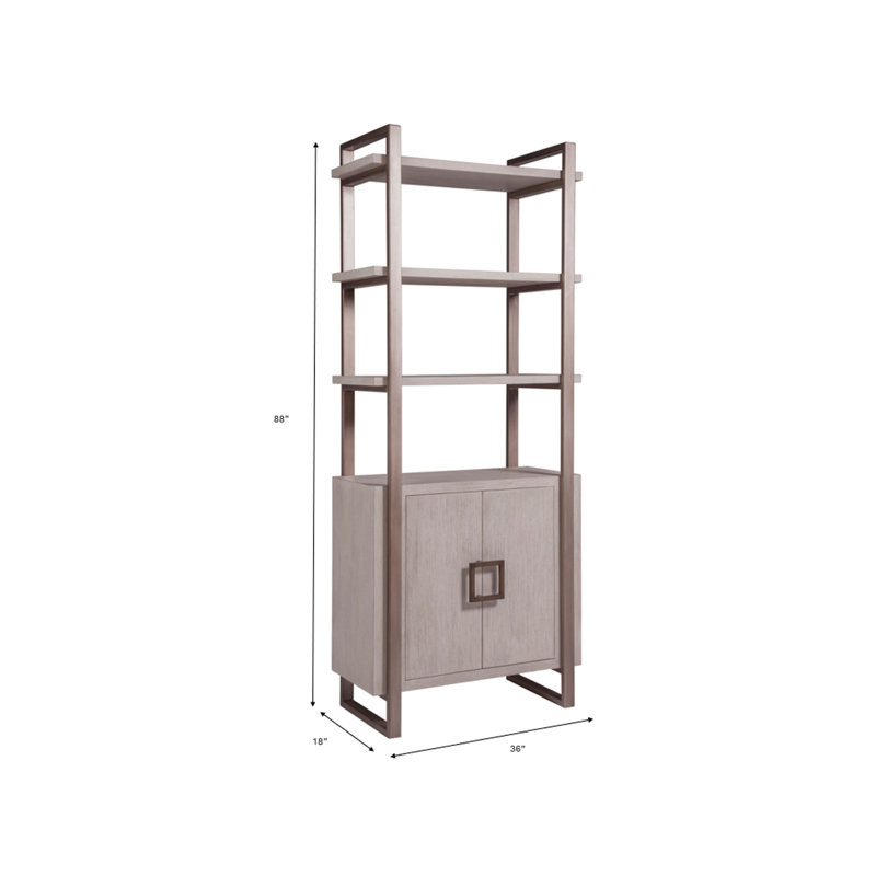 Cohesion Vertex Bookcase, White