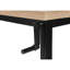 Bureau d'ordinateur, bureau personnel, debout, réglable, L 48 po, travail, ordinateur portable, métal stratifié naturel, contemporain, moderne