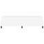  Structure de lit avec matelas en similicuir 39,4 "x 78,7" blanc-900007944