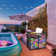 Yescom Metal Frame Large Mesh Pool Float Storage Bin 6 Wheels Rolling Storage Cart 36"x24"x35"