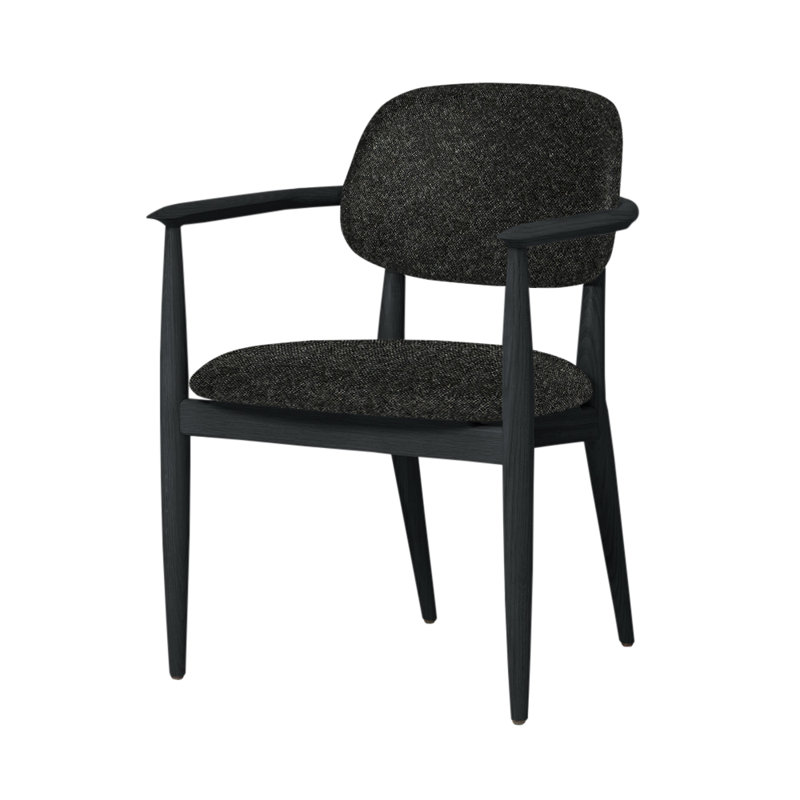 Slow Arm Chair, Gray Oak, L493 Sanfor Putty 3479