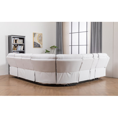 Ronae 100" W Upholstered Reclining Sectional