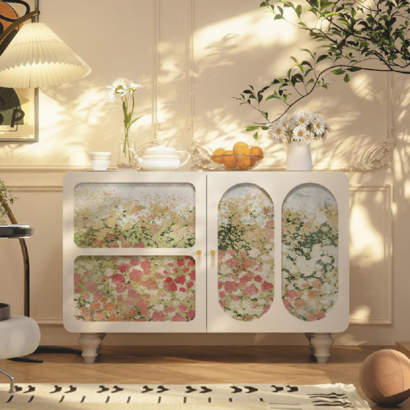 Armoire de rangement American Luxury Art, Ivoire blanc