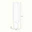 Beige-blanc + lin noir + lampes sur pied sans fer