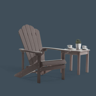 Chaise Adirondack pliante en plastique