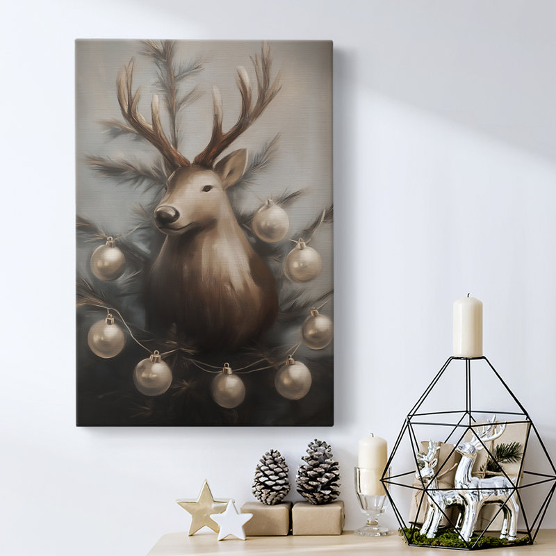 Art des Fêtes de Noël - Toile tendue avec châssis - série 2-CCGLXIX, H 24 po x l 16 po