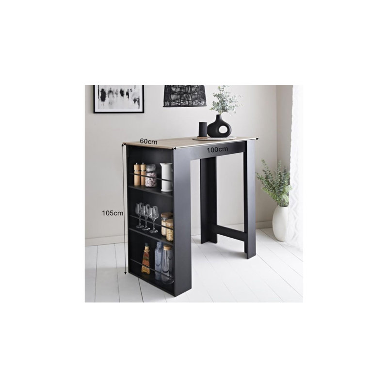 Rokeshia 100 cm Mini Bar Cabinet
