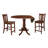 Denzelle 3 - Piece Counter Height Drop Leaf Solid Wood Dining Set-1056320114