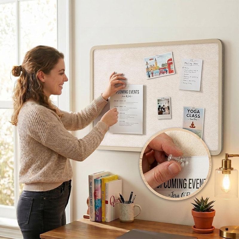 Babillard en feutre décoratif