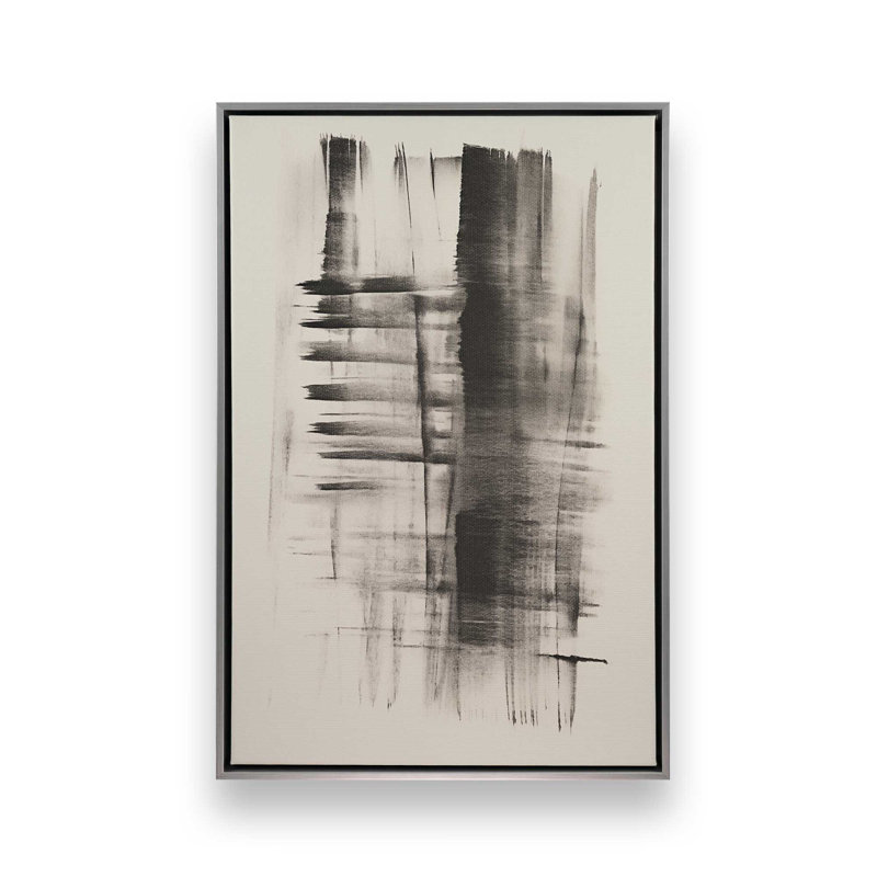 Impression sur toile Hazy Shade Whimsy Iii, Cadre en chrome poli, H 18,75 po x l 12,75 po x P 1,75 po