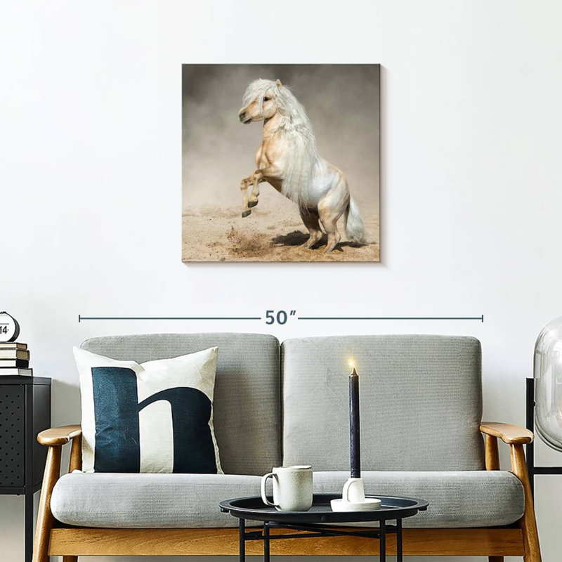 Crowle Palomino Miniature Horse, 24" H x 24" W
