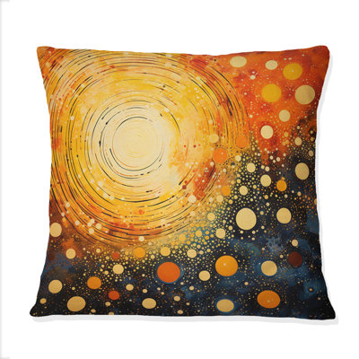 Coussin Fiery Fusion I - Abstract Collages