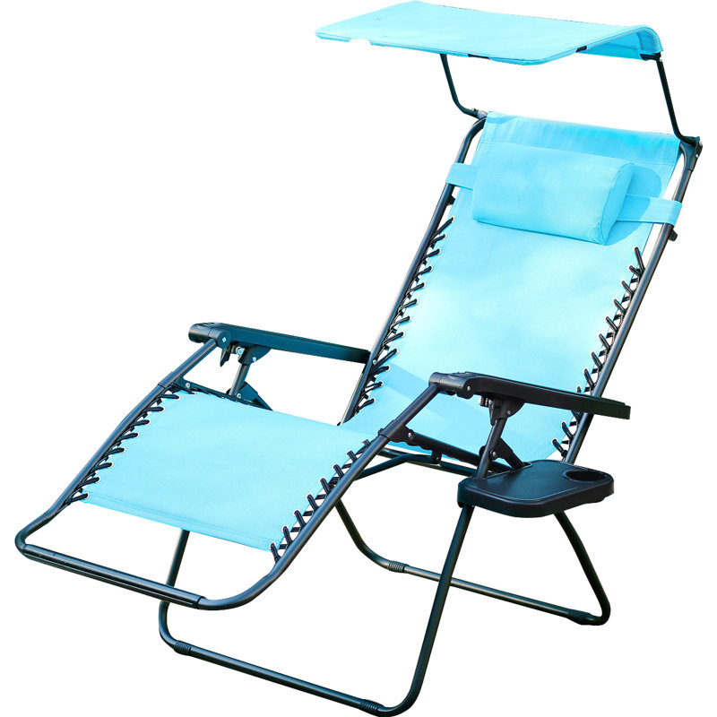 Johns Folding Zero Gravity Chair, Pacific Blue