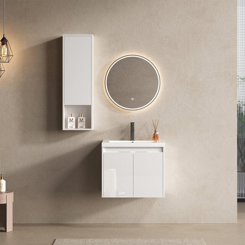 Meuble-lavabo 24 po avec lavabo en résine