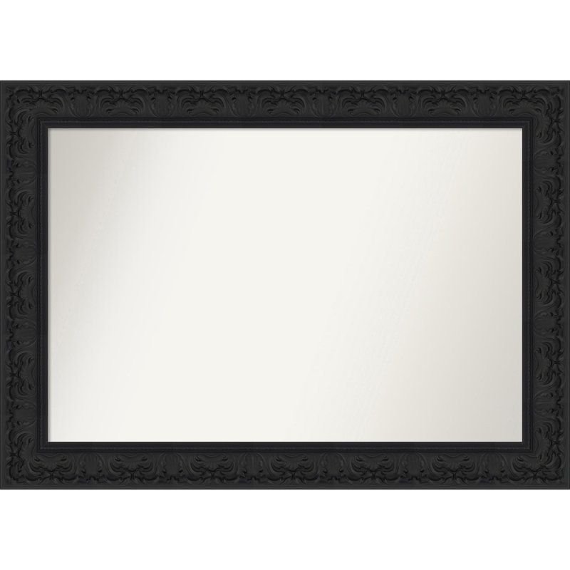 Miroir mural Luxe, 30,75 po x 42,75 po, Noir