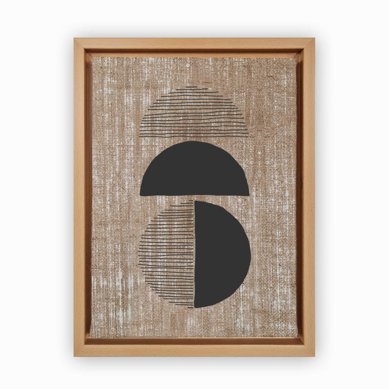 Peinture décorative sur toile, H 37,8 po x l 26 po