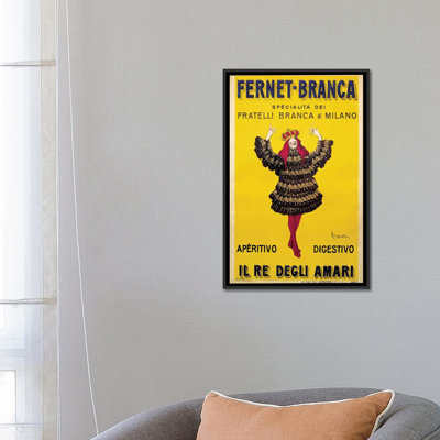 " Fernet Branca Yellow " by Leonetto Cappiello