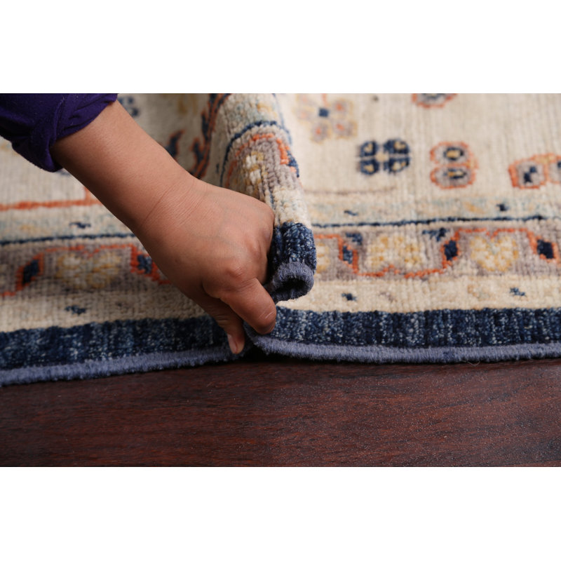 One-of-a-Kind 9'4" X 11'10" New Age Wool Area Rug in Beige