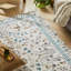 Ivory Traditional Soft Washable Rug For Bedroom, Dining Room, Stain Resistant Modern Rug-2099675171