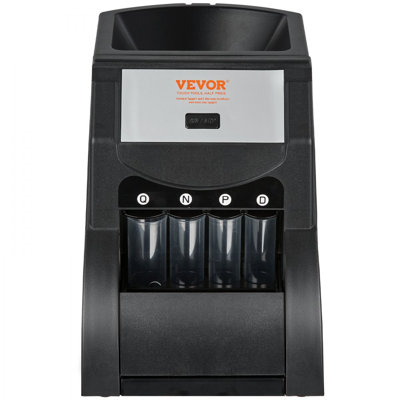 VEVOR USD Coin Sorter Holds 200 Coins