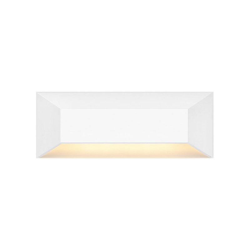 Hinkley Nuvi Rectangular Deck Sconce, White