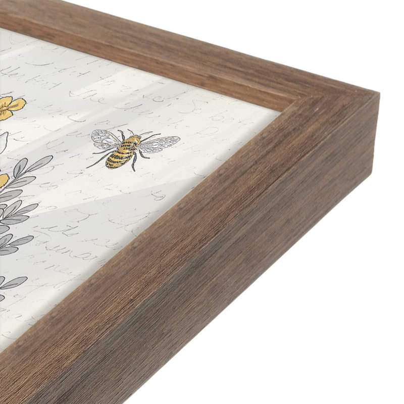 «Life is Sweet» par Deb Strain, reproduction d'art, L 12 po x H 12 po, Brown, Impression encadrée