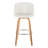 Terrance Fixed-Height Bar & Counter Stools With Bent Wood Legs & Round Footrest-109972581-109972584