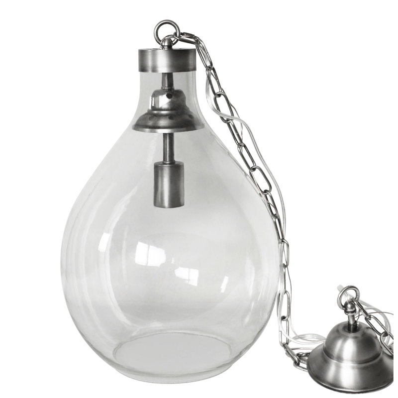 1 - Light Single Pendant, Medium