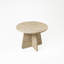Petite table de bout moderne pour le salon Travertine Look-687432414