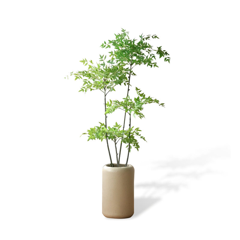 Faux plantes et arbres en plastique vert