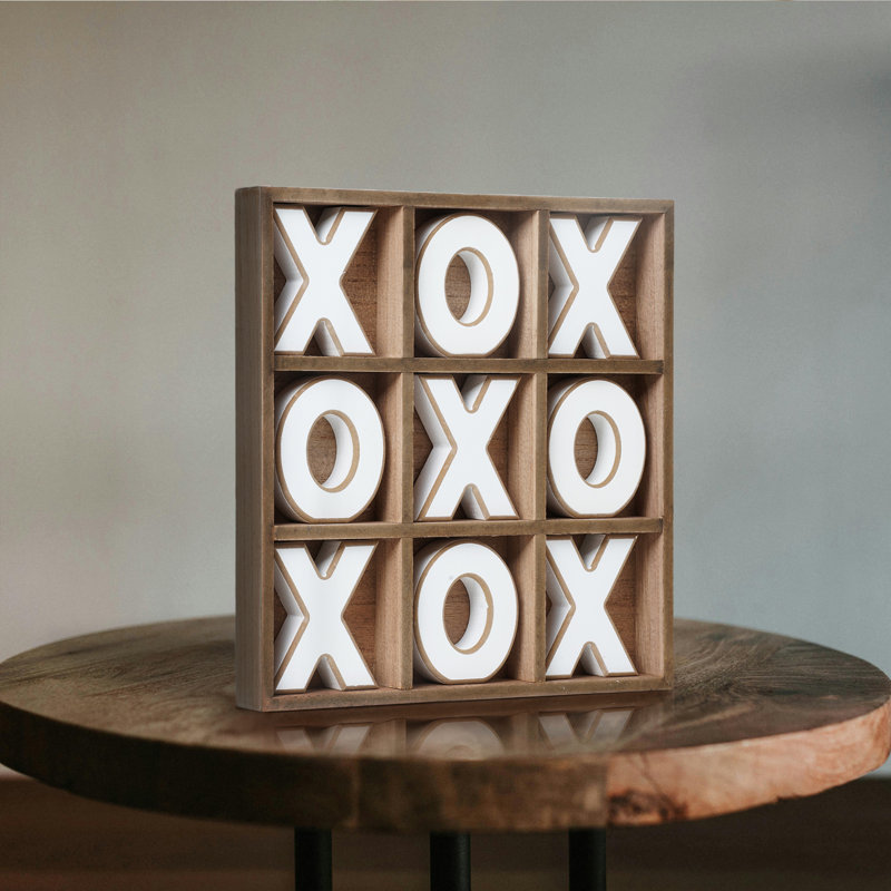 Décoration de table basse Noughts and Crosses